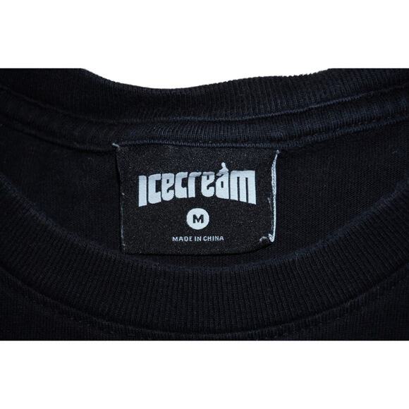 Icecream Bobble S/S Tee Black Size M – Front & Back Graphic - Picture 3 of 3